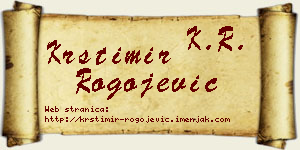 Krstimir Rogojević vizit kartica